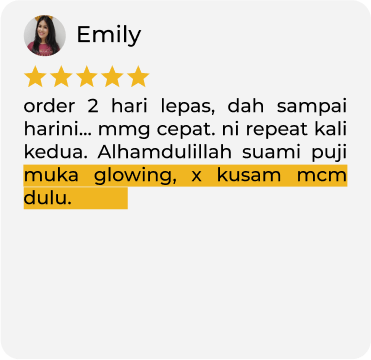 TESTIMONI PENGGUNA YANG DAH BERJAYA HILANGKAN JERAGAT DENGAN MELASMA CARE