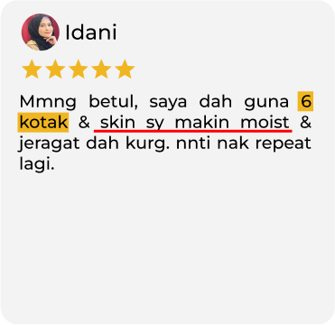 TESTIMONI PENGGUNA YANG DAH BERJAYA HILANGKAN JERAGAT DENGAN MELASMA CARE