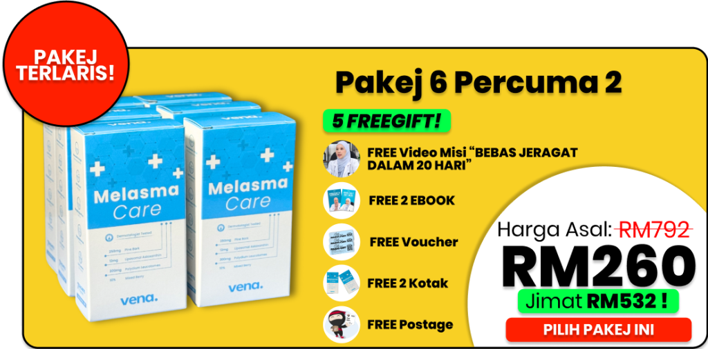 PAKEJ HARGA PRODUK JERAGAT MELASMA CARE HQ